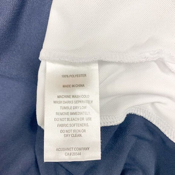 FootJoy Shirt Men Extra Large Blue White Golf Polo Golfer Preppy Casual Rugby FJ - Picture 8 of 11